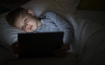 Sleep disturbance in children and use of electronic devices